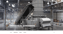 Desktop Screenshot of industrialshredder.com